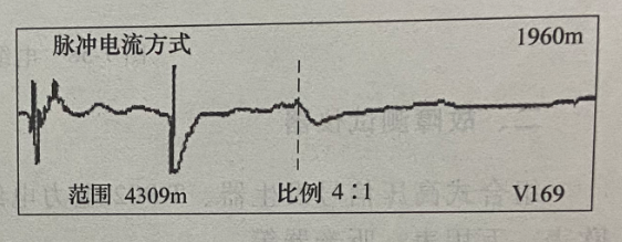 圖17-5 脈沖電流法測試故障波形 